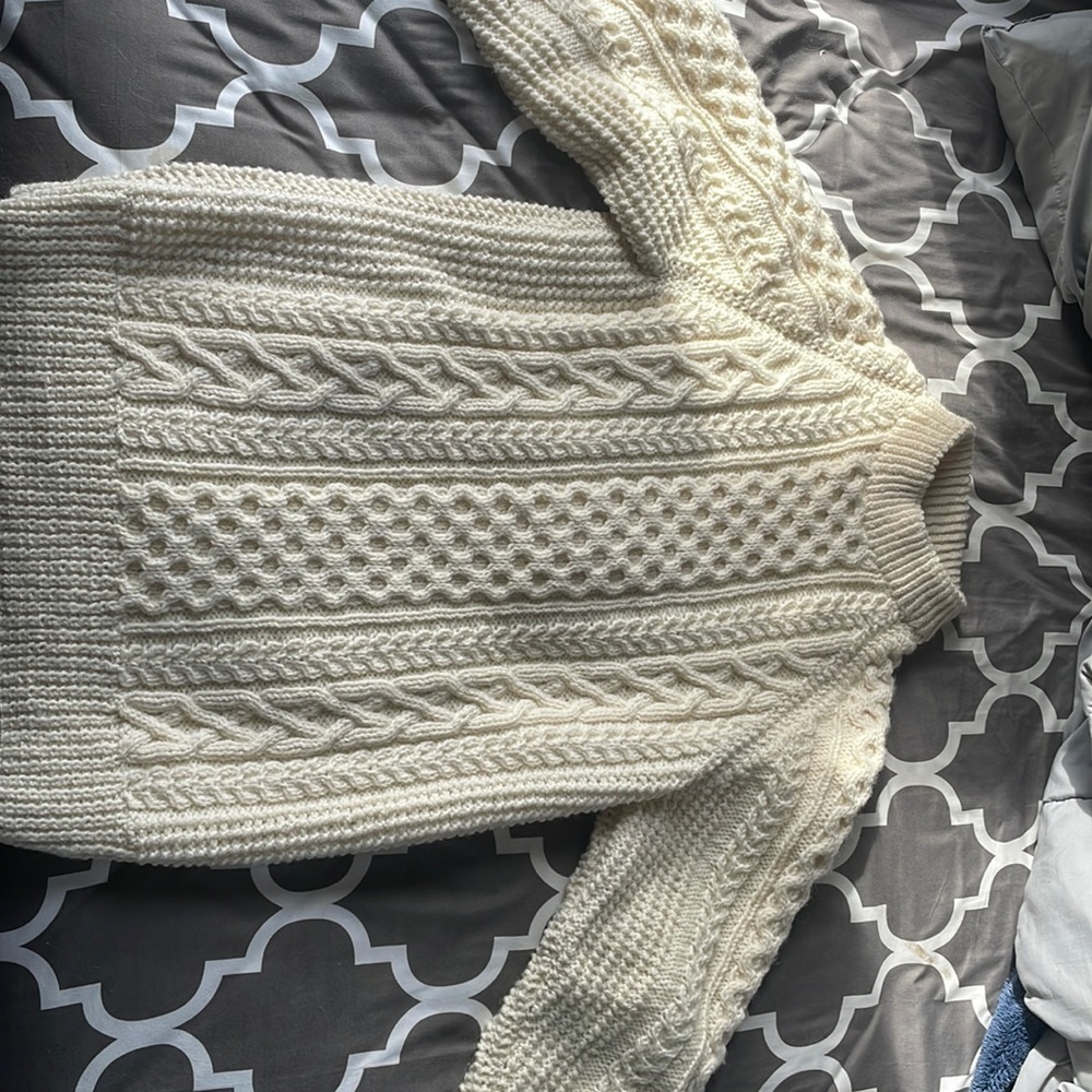Fishermen sweater Irish wool
